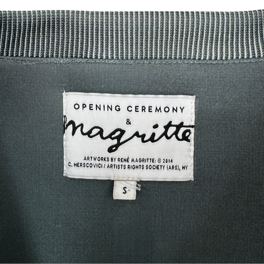 RARE Opening Ceremony x Rene Magritte Gray Blue The Lovers II Printed Sweatshirt - Picture 5 of 7